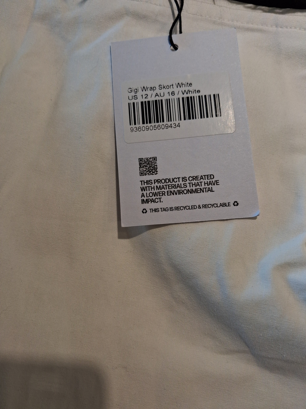 Princess Polly White Gigi High-Waist Wrap Skort - Picture 8 of 8